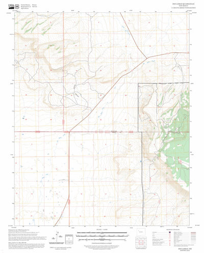Dos Lomas, NM FSTopo Preview 1