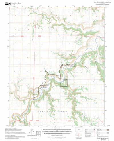 Doss Canyon North, CO FSTopo Preview 1