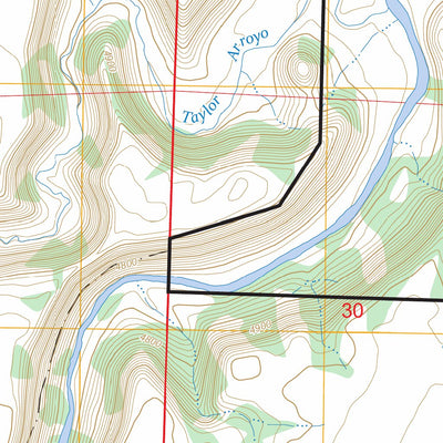 Doss Canyon North, CO FSTopo Preview 3