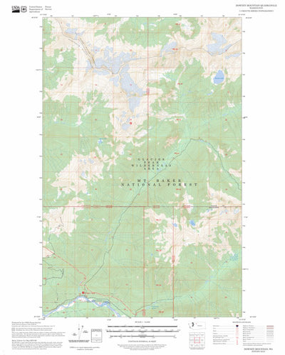 Downey Mountain, WA FSTopo Preview 1
