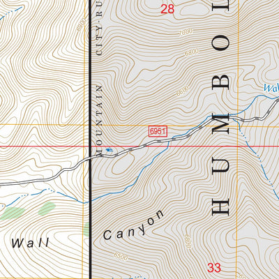 Dry Creek Reservoir, NV FSTopo Preview 3
