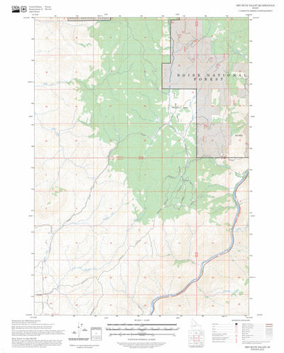 Dry Buck Valley, ID FSTopo Preview 1