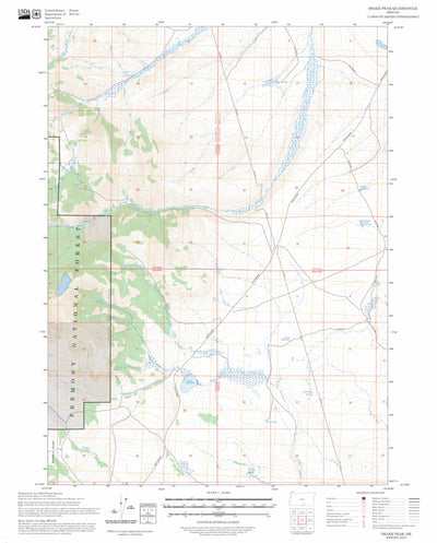 Drake Peak, OR FSTopo Preview 1
