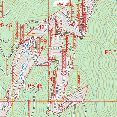 Driveway Peak, MT FSTopo Preview 3