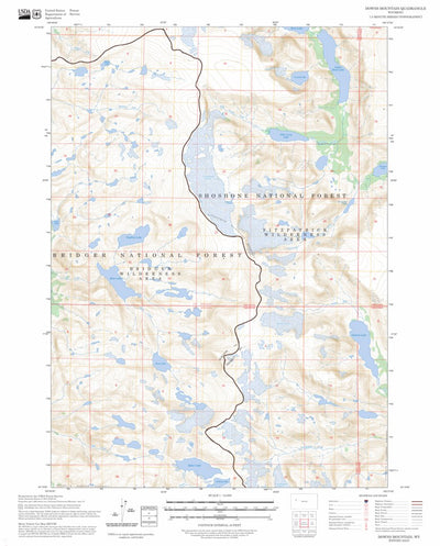 Downs Mountain, WY FSTopo Preview 1