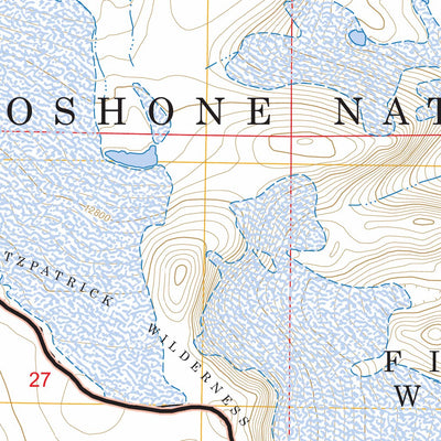 Downs Mountain, WY FSTopo Preview 3