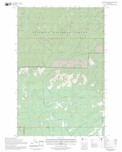 Dry Bed Lakes, WA FSTopo Preview 1