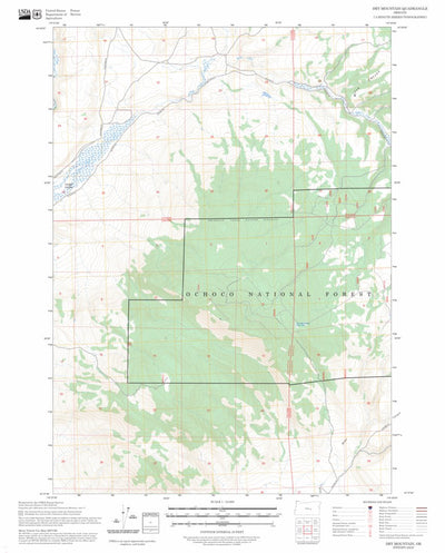 Dry Mountain, OR FSTopo Preview 1