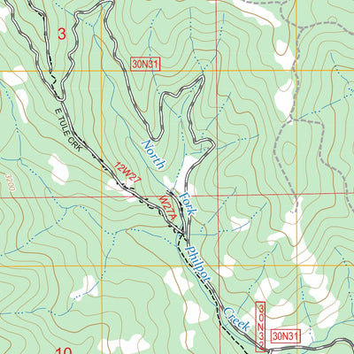 Dubakella Mountain, CA FSTopo Preview 3