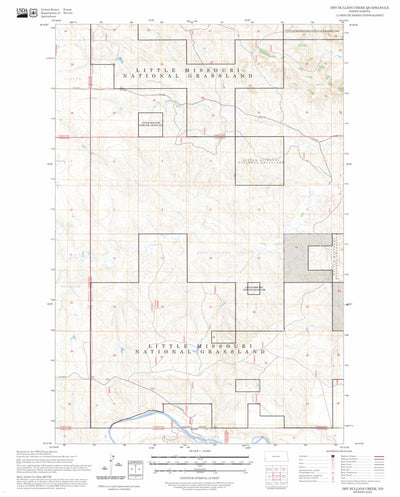 Dry Bullion Creek, ND FSTopo Preview 1