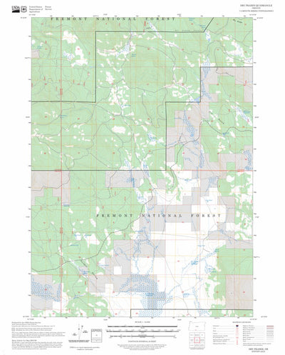 Dry Prairie, OR FSTopo Preview 1