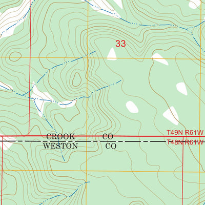 Dry Draw, WY FSTopo Preview 2