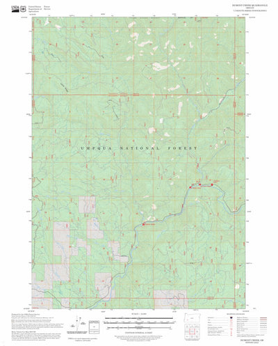 Dumont Creek, OR FSTopo Preview 1