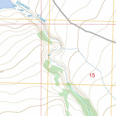 Duncan Reservoir, OR FSTopo Preview 2