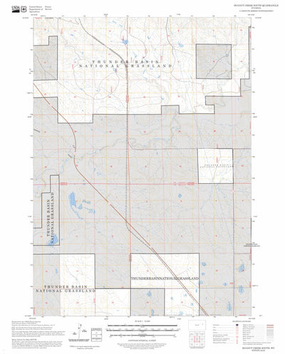 Dugout Creek South, WY FSTopo Preview 1