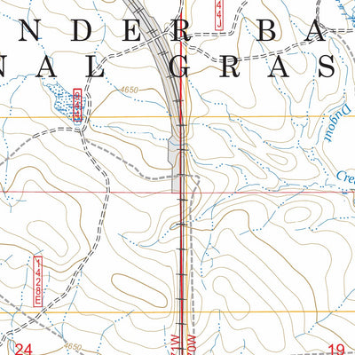 Dugout Creek South, WY FSTopo Preview 3