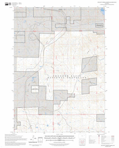 Dugout Creek North, WY FSTopo Preview 1