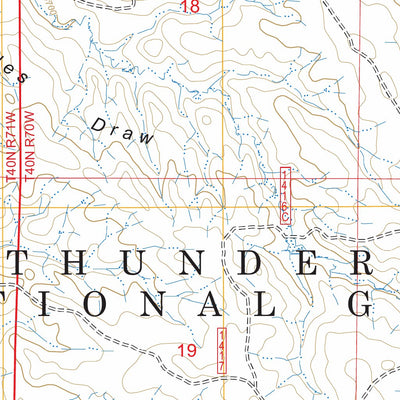 Dugout Creek North, WY FSTopo Preview 2