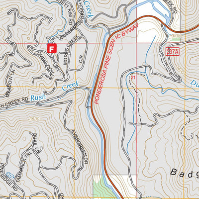 Dunnigan Creek, ID FSTopo Preview 3
