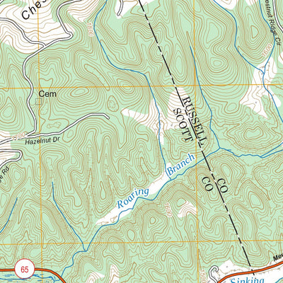 Dungannon, VA FSTopo Preview 3