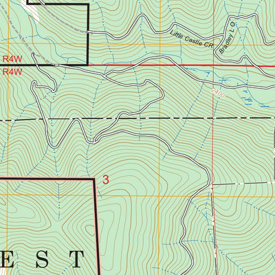 Dunsmuir, CA FSTopo Preview 2