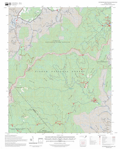 Dunsmore Mountain, NC FSTopo Preview 1