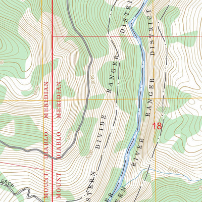 Durrwood Creek, CA FSTopo Preview 3