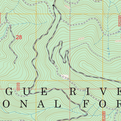 Dutchman Peak, OR-CA FSTopo Preview 2