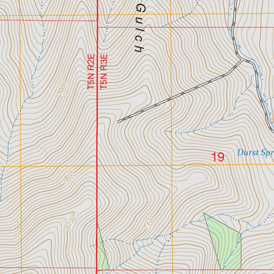 Durst Mountain, UT FSTopo Preview 3