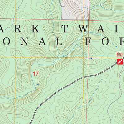 Dyestone Mountain, MO FSTopo Preview 2