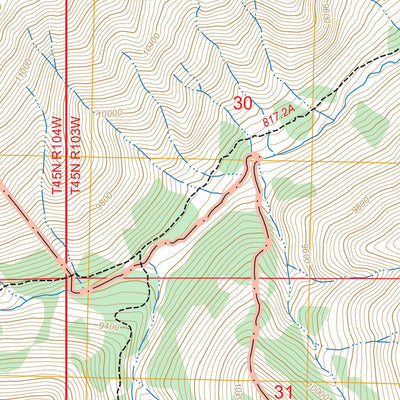 Dunrud Peak, WY FSTopo Preview 3
