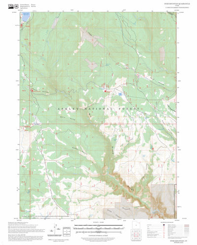 Dyer Mountain, UT FSTopo Preview 1