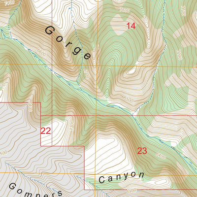 Dyer Mountain, UT FSTopo Preview 3