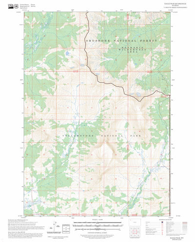 Eagle Peak, WY FSTopo Preview 1