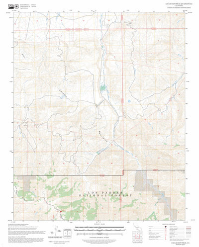 Eagle Rest Peak, CA FSTopo Preview 1