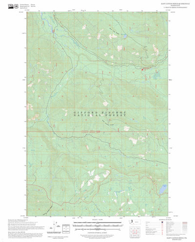 East Canyon Ridge, WA FSTopo Preview 1