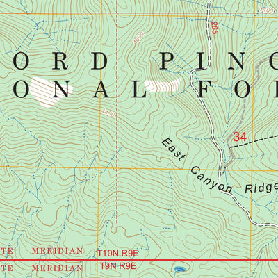 East Canyon Ridge, WA FSTopo Preview 2