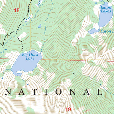 Eaton Peak, CA FSTopo Preview 2