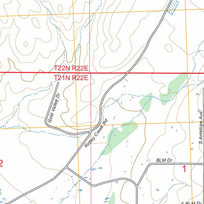 East of Salmon, ID FSTopo Preview 2