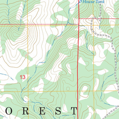 Ebert Mountain, AZ FSTopo Preview 3