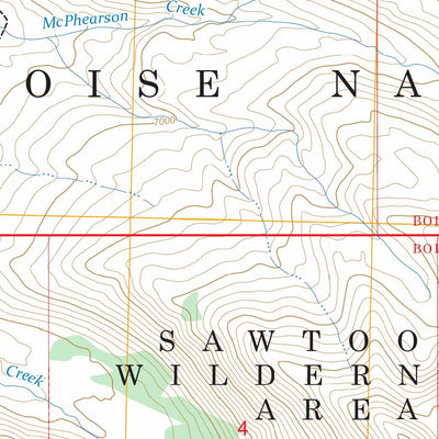 Edaho Mountain, ID FSTopo Preview 2
