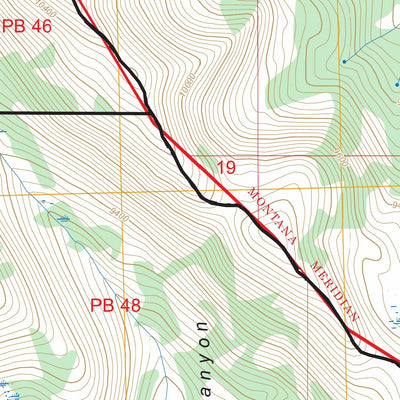 Eighteenmile Peak, MT-ID FSTopo Preview 3