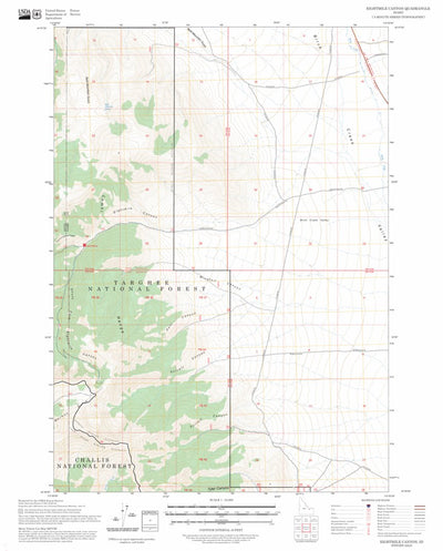 Eightmile Canyon, ID FSTopo Preview 1