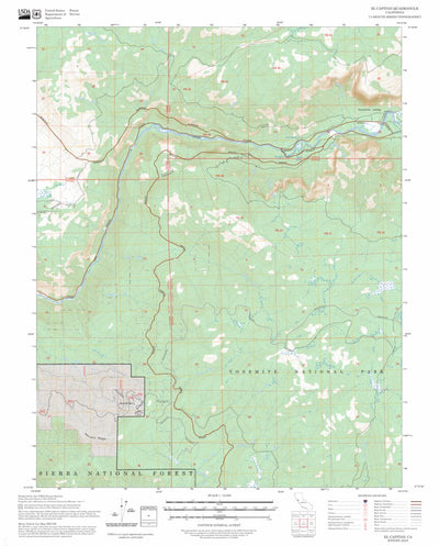 El Capitan, CA FSTopo Preview 1