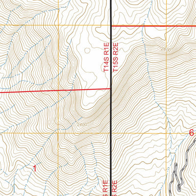 El Cajon Mountain, CA FSTopo Preview 3