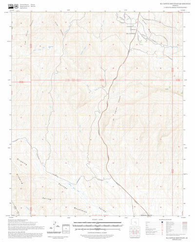 El Capitan Mountain, AZ FSTopo Preview 1