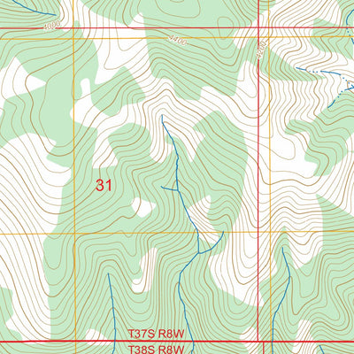 Eight Dollar Mountain, OR FSTopo Preview 2