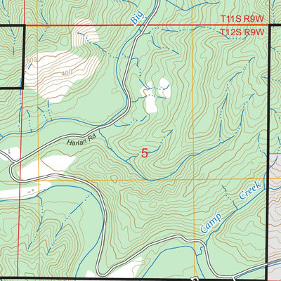Elk City, OR FSTopo Preview 2