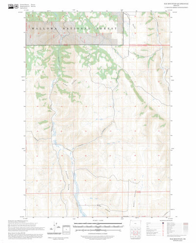Elk Mountain, OR FSTopo Preview 1