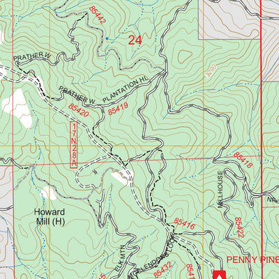 Elk Mountain, CA FSTopo Preview 2
